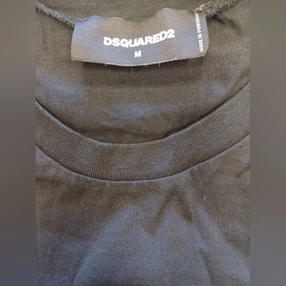 Dsquared2 EUC Black S/S T-Shirt Size Medium - Picture 5 of 7